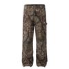 Pantalones Cargo Camuflaje de Rama para Hombre Primavera y Otoño Retro Americano Vintage Sueltos Casual Nicho Jeans Rectos