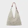 Bolso Tejido 2026 Nuevo Bolso de Verano para Mujer Gran Capacidad Hombro Único Estilo Casual Vacaciones Bolso de Playa para la Costa