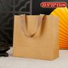 Bolsa de Mano Papel Kraft Té Empaque a Mano Bolsa de Regalo Vintage Engrosada Extra Grande Bolsa de Té Bolsa de Papel Roja Remache de Sauce