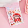 Pegatinas 5D tridimensionales con relieve para niñas, dibujos animados infantiles, autoadhesivas, impermeables, decoración DIY para funda de teléfono, patrones pequeños