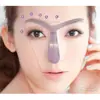 Artefacto de cejas Tarjeta de cejas femenina Set completo para principiantes de Pegatina para cejas Cuchillo para cejas Bolígrafo para cejas Tarjeta para cejas Dispositivo auxiliar Pegatina para cejas perezosa