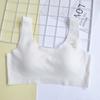 Delgado nuevo cómodo sin costuras de una pieza para niña Chaleco período de desarrollo modal látex ropa interior bolsa independiente