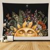 Serie de brujas de fábrica directa impresión digital tapiz decoración del hogar tela de fondo para colgar en la pared toalla de playa manta para sentarse