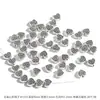 Liga de Prata Antiga Contas em Formato de Coração Contas Espaçadoras Feitas à Mão Pulseira DIY Colar Acessórios de Joias Contas Soltas Ning Sheng Joias