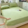 Lençol, fronha, conjunto de três peças de veludo de leite espesso de alto peso, cor sólida, simples e básico, conjunto de duas peças para estudante, macio e aconchegante