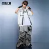 Ropa de Hip-Hop de Moda para Niños, Trajes Geniales y Atractivos de Manga Corta Estilo Hip-Hop para Niñas, Ropa de Hip-Hop para Actuaciones de Verano para Niños