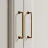 Manija de Puerta de Gabinete de Bronce Aleación de Zinc Muebles Antiguos Armario Cajón Gabinete Manija de Mueble Retro Americano
