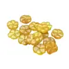 Jade Amarillo Natural Flor de la Paz Flor de Transferencia Accesorios para Joyería Hechos a Mano Accesorios para Joyería DIY Cuentas Espaciadoras Listos para la Venta