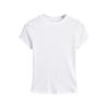 Playera Brillante de Cuello Redondo y Manga Corta para Mujer Verano 2024 Nuevo Estilo Americano Spice Girl Cuello Redondo Hombro Ajustado Top Ajustado