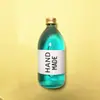 Nueva Botella Transparente de 500 ml para Jugo Cold Brew Gota de Hielo Estilo Celebridad de Internet Botella para Té de Leche Tarro de Vidrio Sellado para Agua Mineral