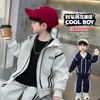 Conjunto de Primavera para Niños con Cierre de Cremallera, Nuevo Traje Deportivo con Cremallera de Dos Piezas de Moda Fresca para Niños Otoño 2026