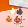 Bonito divertido Halloween DIY liga acessórios fantasma diabinho abóbora colar chaveiro pingente decoração materiais