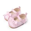 Zapatos de Princesa Estilo Nuevo Zapatos para Bebé con Suela de Goma, Moño y Suelas Antideslizantes para Niños Pequeños