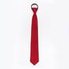 Estilo universitario de corbata negra estudiantes masculinos y femeninos 8CM cremallera perezosa sin perforaciones corbata de camisa decoración femenina ins Japonés JK