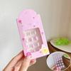 Diy crianças adesivos de unhas girls' caixa de unhas desgaste meninas prego tridimensional strass bonito caixa de unhas atacado