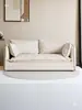 Sala de Estar de Homestay para Apartamento Pequeño Minimalista Moderno Habitación de Hotel Tela Tecnológica de Algodón y Lino Lavable y Removible Sofá