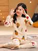 Pijama 100% Algodão Infantil, Conjunto de Blusa e Calça de Outono para Meninos, Conjunto de Roupa Íntima Térmica para Meninas, Camisa Base de Gola Alta e Leggings para Crianças