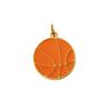 Llavero Colgante de Acero Inoxidable con Goteo de Aceite, Colgante de Baloncesto de Dibujos Animados, Colgante de Collar, Accesorios para Joyería DIY