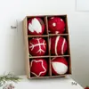 Bola de feltro de lã de Natal de produto novo transfronteiriço, bola de floco de neve, bola decorativa para árvore de Natal, pingente, caixa de presente, material DIY, acessórios