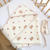 Colcha de bebê Air Cotton Four Seasons Universal Newborn Quarto Pacote Respirável Bebê Anti-susto Swaddling Anti-kick Quilt