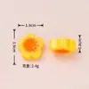 Tetera de Bambú Simulada Juego de Té Accesorios de Resina Material de Pegamento Crema Decoraciones de Escritorio DIY Adornos Juguetes para Casa de Muñecas