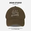 Gorra de Béisbol Bordada con Letras Estilo Luo Yuxiao para Mujer, Gorra Versátil de Ala Ancha de Moda para Primavera y Verano que Hace que la Cara Parezca Más Pequeña