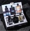 Set de tres piezas de Perfume Femenino de Marca Transfronteriza, Fragancia Fresca Amaderada Floral, Caja de Regalo de Cuatro Piezas para Hombre, Fragancia Ligera de Larga Duración