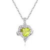 Colar de Prata Esterlina 925 Amor Design de Nicho Feminino Corrente Leve de Luxo para Clavícula Ins Pingente de Pedra Natural