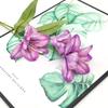 Simulación Tres Puntas Flores de Lirio Pequeñas Arreglo Floral Bloque Flor Flores Artificiales Material Floral Decoración de Boda Flores Artificiales