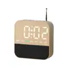 Nuevo despertador de radio reloj electrónico multifuncional pantalla grande LED reloj de mesa reloj simple de mesita de noche GH9022-8067