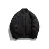 Yidao Vintage 25 Invierno Nuevo Estilo 90 Chaqueta de Plumón de Pato Blanco Unisex Retro Japonés Color Sólido Cálida Chaqueta de Béisbol
