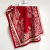 Bufanda Jacquard de Imitación Cachemir Nueva Otoño 2026 para Mujer, Chal Grande Espeso Floral Estilo Boceto Vintage para Abrigo