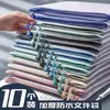 Bolsa para archivos A4 directa de fábrica, bolsa transparente con cremallera, bolsa de almacenamiento impermeable, bolsa de papelería para estudiantes, bolsa para exámenes y tareas