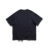 Beijie Roupa Masculina 2026 Verão Novo Estilo Patchwork Falso Duas Peças Camiseta de Manga Curta Masculina Manga Raglan Gola Redonda Meia Manga Camiseta Básica