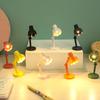 Novo Marcador Magnético Mini Luminária de Mesa Pequena LED Mini Luz Noturna Fofo Mini Prendedor de Livro Luminária de Mesa Pequena