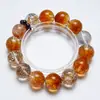 Qingfeng JiangshangPulseira de Cristal Natural Cristal Branco para Mulheres, Design Moderno, Pulseira de Luxo Leve Atacado
