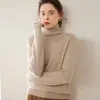 Suéter Básico de Punto de Cachemira Versátil y a la Moda para Mujer, Manga Larga, Cuello Holgado, Cómodo, Suave, Agradable para la Piel, Capa Interior, Cálido