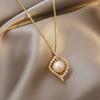 Chapado en oro real no se decolora cadena de clavícula femenina de circón mariposa de lujo nicho cadena de clavícula femenina comercio exterior Corea del Sur joyería de alta gama