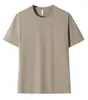 Nueva Camiseta de Manga Corta Desang Algodón 180g Sensación Hielo, Camiseta Lisa de Manga Media Cuello Redondo Secado Rápido, Top Casual Unisex