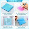 Notas Adhesivas Fluorescentes Coloridas para Mascotas Adhesivo Fuerte Impermeables Transparentes Pegatinas de Índice de Alto Valor para Estudiantes Ladrillo