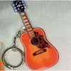 Llavero Musical Acrílico Llavero Guitarra Violín Banda Regalo Colgante Adorno Musical Venta al por Mayor