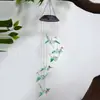 Novo Sino de Vento Solar com Luz, Luz Colorida que Muda de Cor para Pendurar em Pátio B&B, Luz de LED de Beija-flor de Natal Borboleta para Jardim