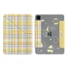 Conejo Collage Blanco y Negro 70% de descuento Estuche Protector Magnético Desmontable en Forma de Y para Ipad11 Air8 con Ranura para Lápiz Pro Duro