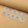 S990 Prata de Pé Moeda de Ouro Cinco Imperadores Jiaqing Qianlong Yongzheng Kangxi Shunzhi Tongbao Pingente Acessórios DIY Joker