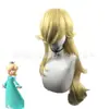 Peluca de Princesa Peach de Super Mario, Peluca de Toadette, Disfraz de Cosplay, Peluca Europea y Americana