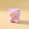 Criativo Cartoon Flocking Yun Meng Meng Acessórios para bonecas de grãos Saco cego vivo Caixa cega Decorações para mesa de escritório Pequenos ornamentos