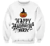 Colección europea y americana de otoño/invierno 3D digital de Halloween: sudaderas unisex de cuello redondo para exportación, incluyendo sudaderas con capucha para hombre