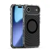 Funda Magnética Transparente para Apple iPhone 17 Air, Nuevo Patrón de Ola Sombra Deslumbrante, Tres en Uno