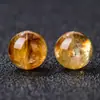 7A cristais amarelos naturais contas soltas contas para DIY colares pulseiras feitas à mão materiais para joias DIY atacado