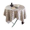 Mantel de Mesa Pastoral Ins Vintage Francés Rectangular Decoración de Habitación Artístico Fresco Estilo Algodón y Lino Mantel de Mesa